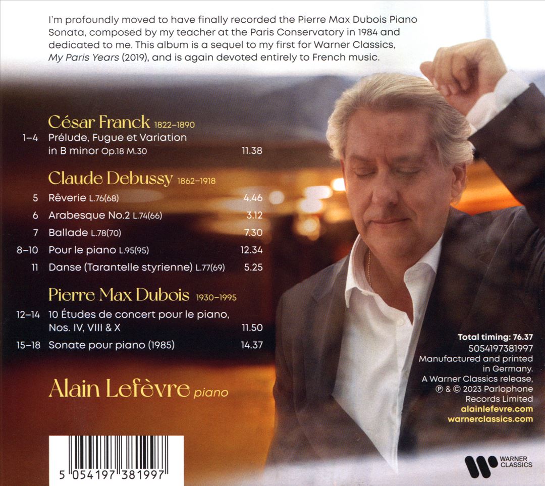 Paris Memories: French Music for Piano cover art