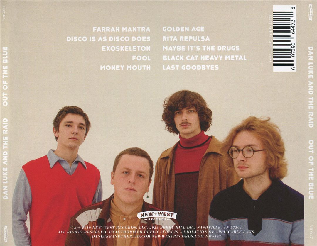 Out of the Blue cover art