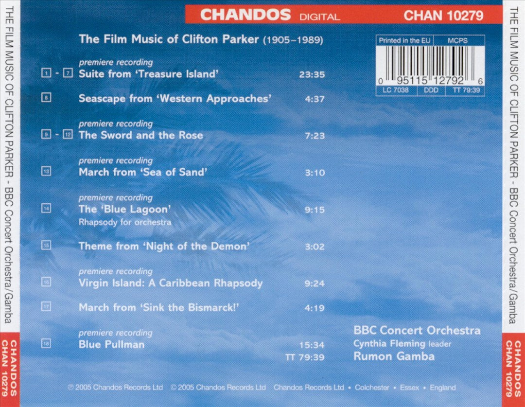 Film Music of Clifton Parker cover art
