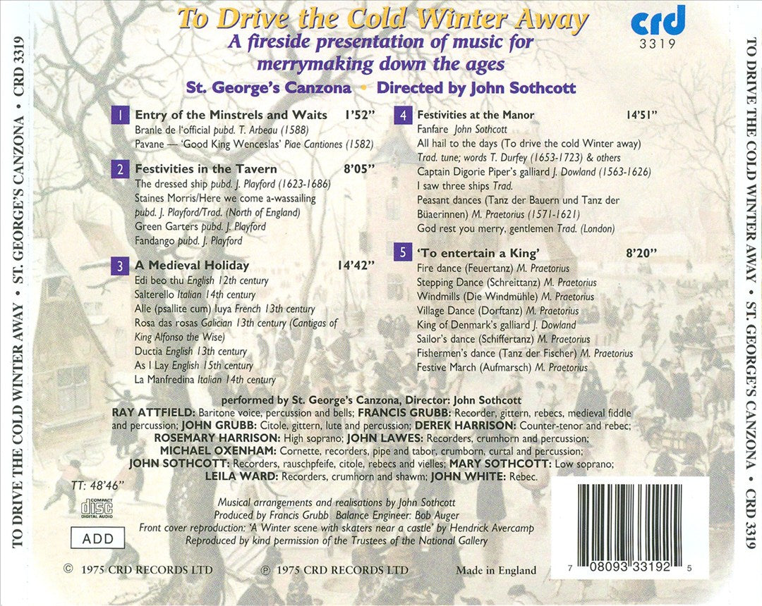 To Drive the Cold Winter Away: A Fireside Presentation of Music for Merrymaking cover art