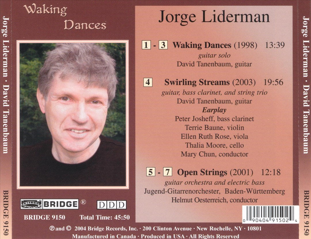 Jorge Liderman: Waking Dances cover art