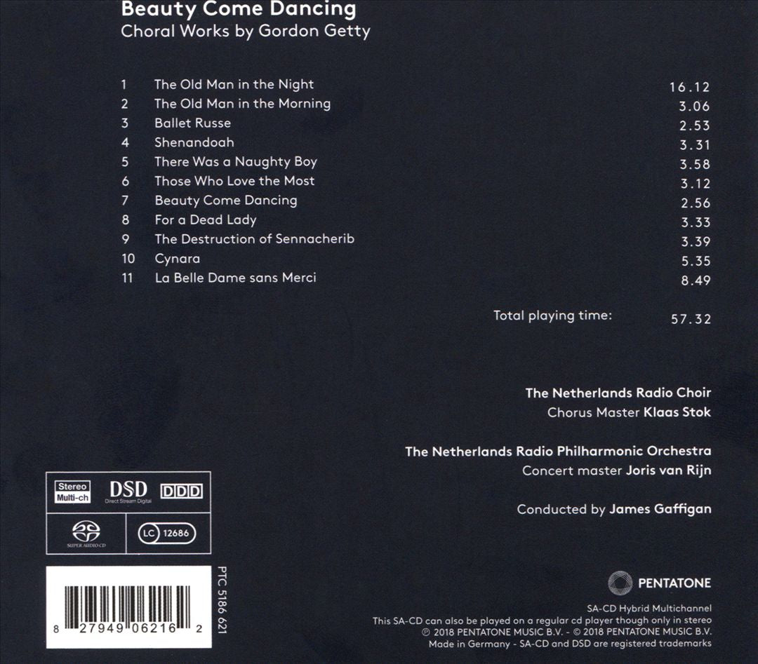 Gordon Getty: Beauty Come Dancing cover art