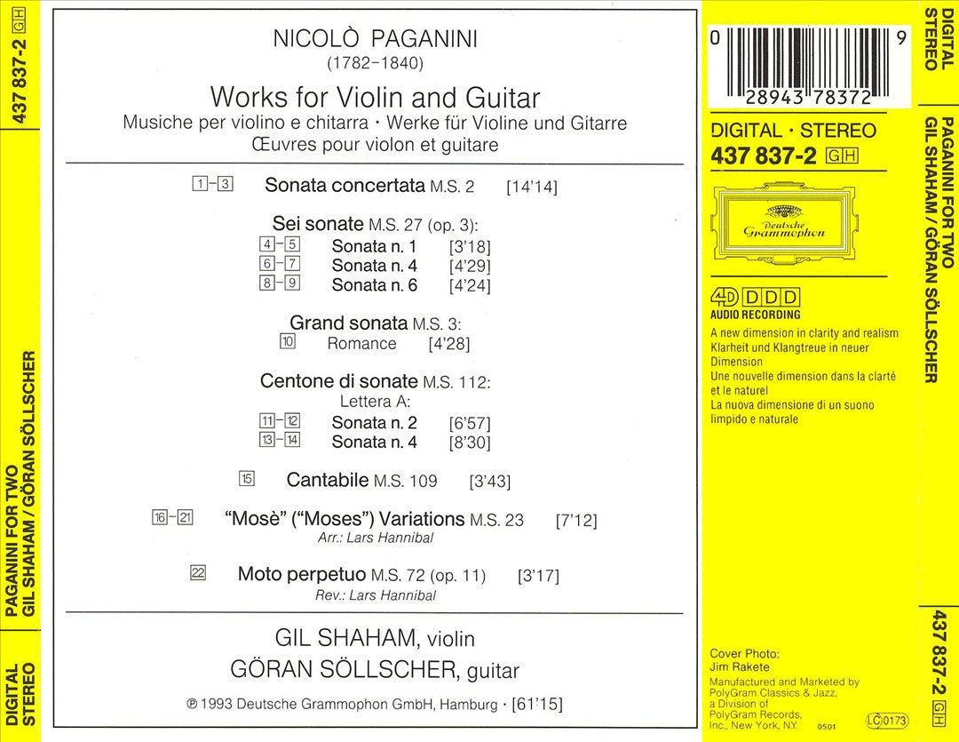 Paganini for Two cover art
