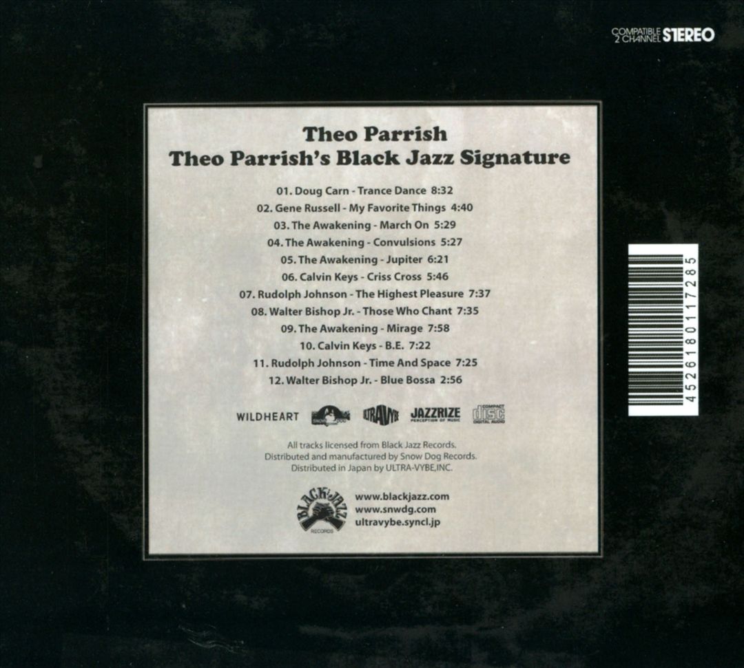 Theo Parrish's Black Jazz Signature cover art