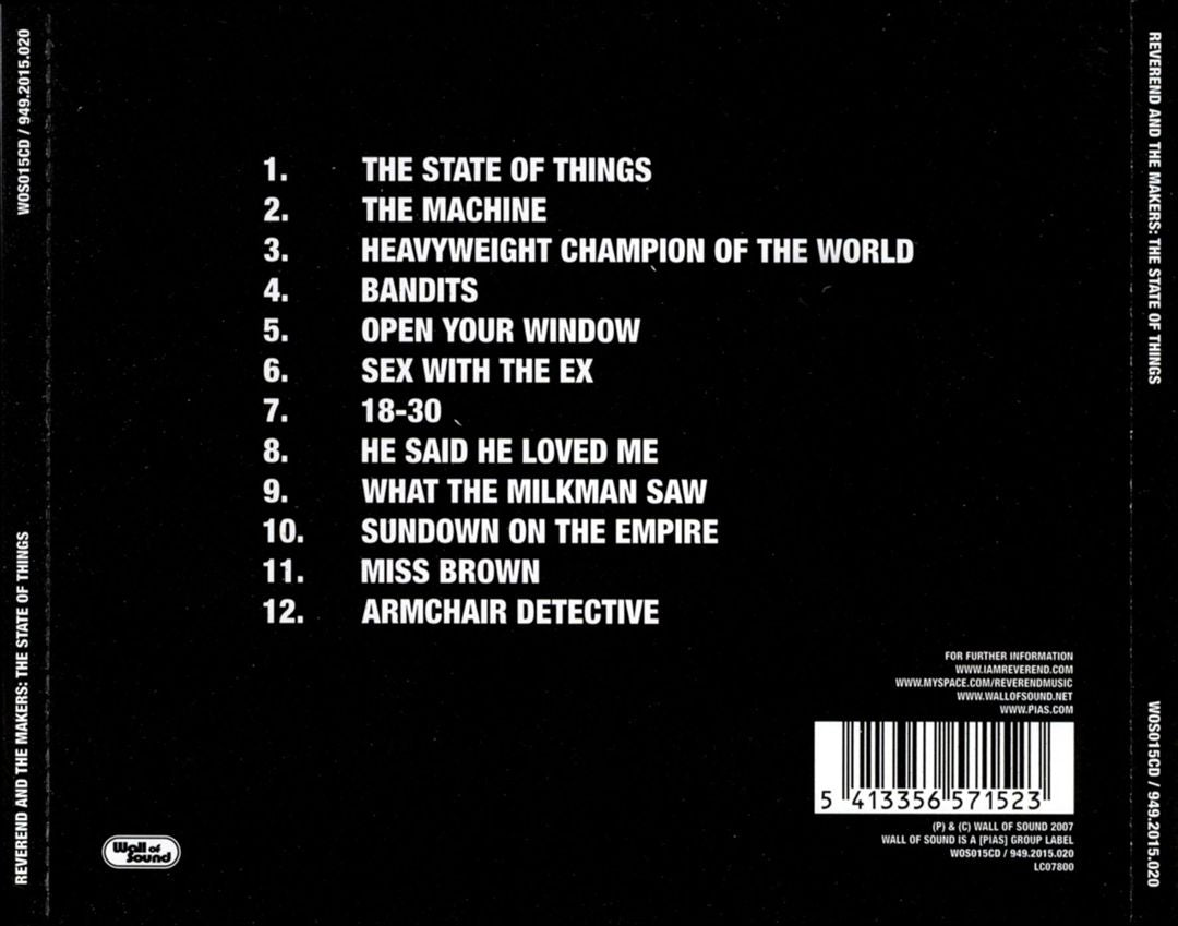 State of Things cover art