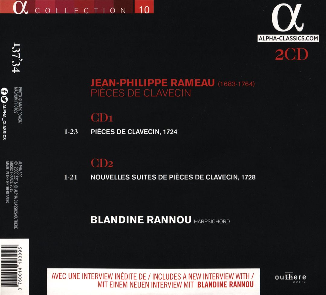 Rameau: Pièces de Clavecin cover art