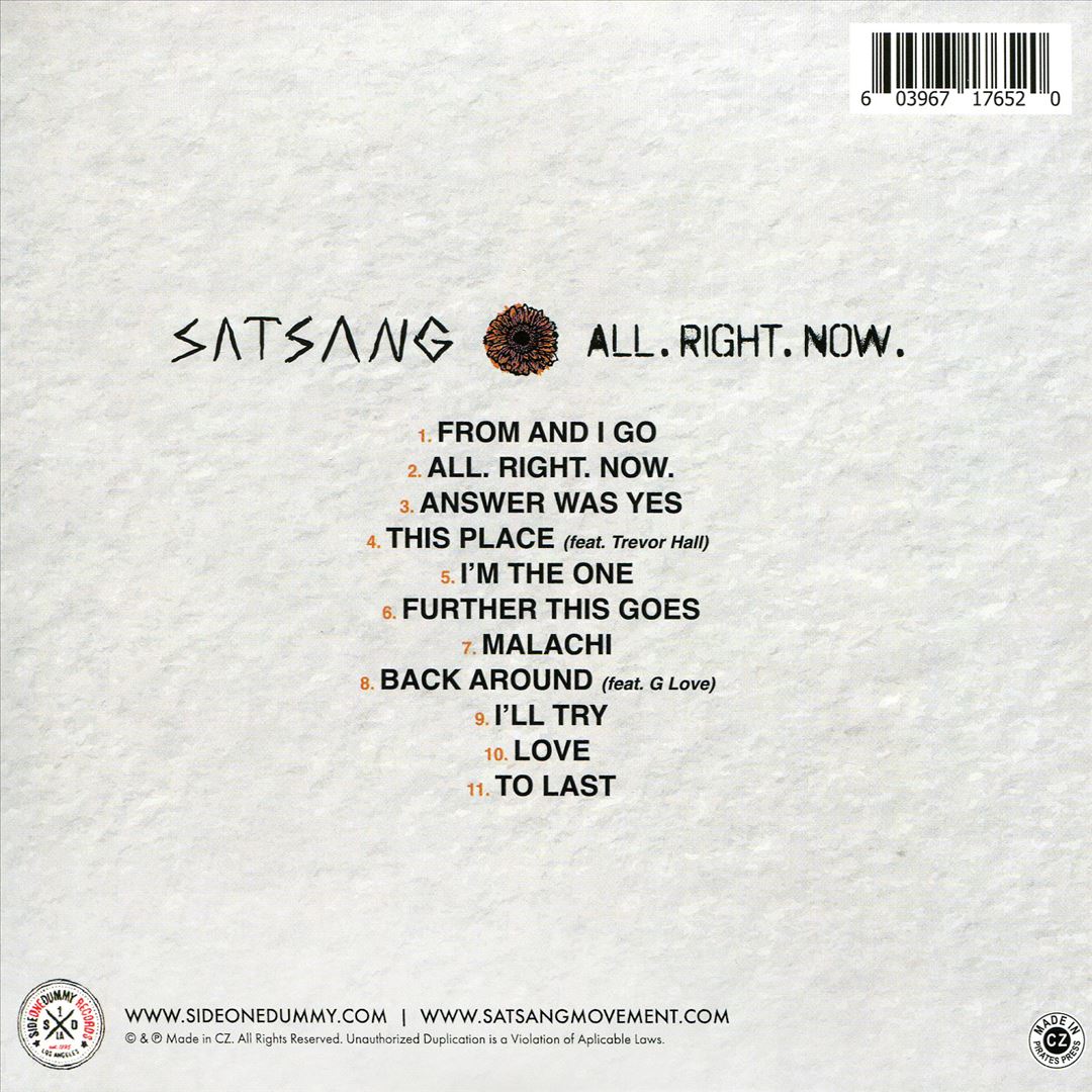 All. Right. Now. cover art