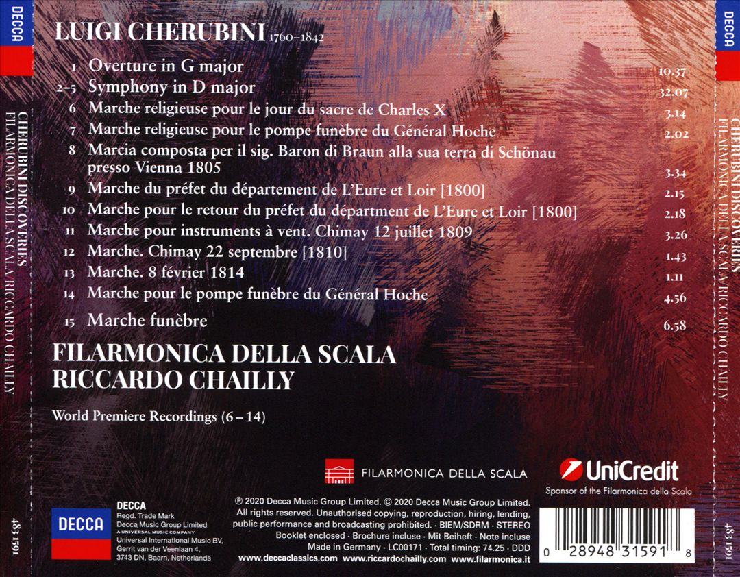 Cherubini Discoveries cover art