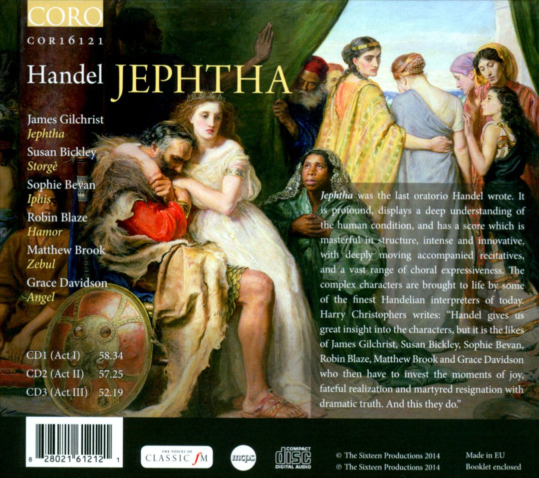 Handel: Jephtha cover art