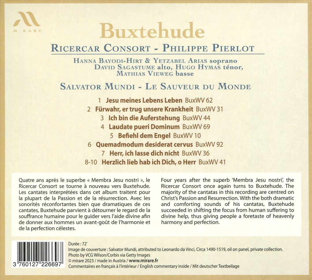 Buxtehude: Salvator Mundi cover art