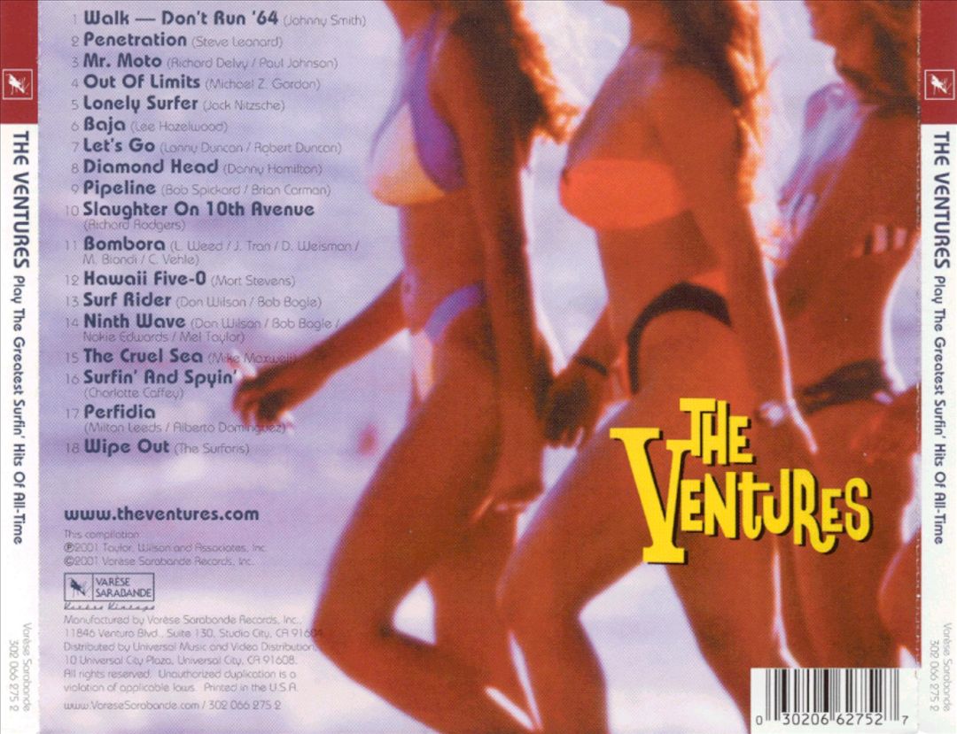 Ventures Play the Greatest Surfin' Hits of All Time cover art