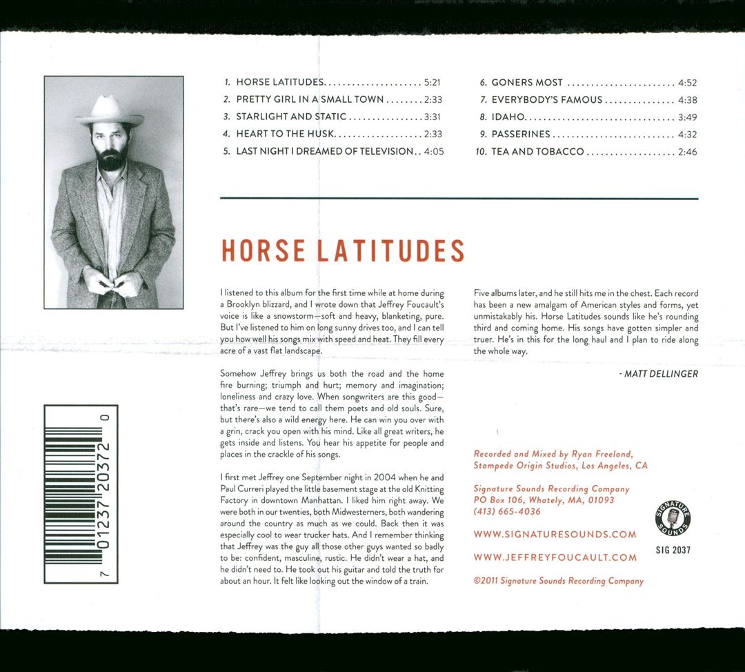 Horse Latitudes cover art