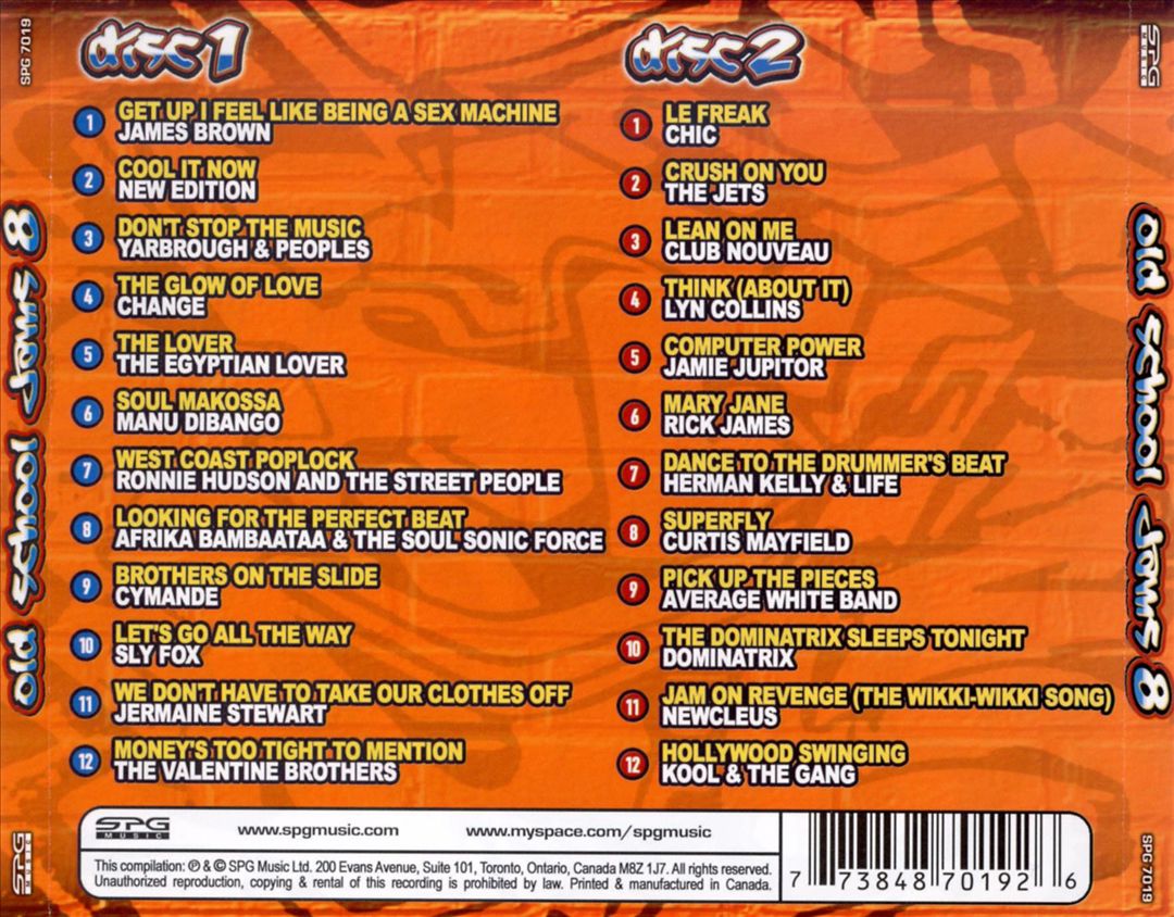 Old School Jams, Vol. 8 cover art