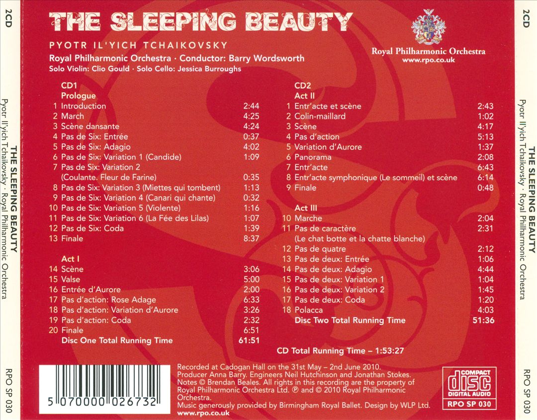 Tchaikovsky: The Sleeping Beauty cover art