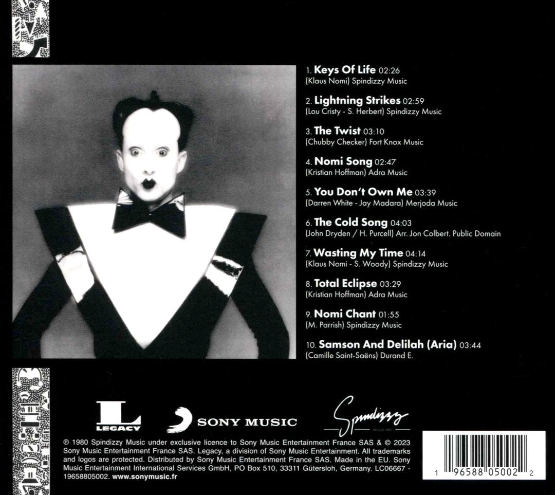 Klaus Nomi cover art