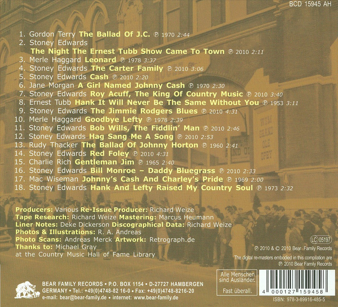 Girl Named Johnny Cash and Other Tribute Songs cover art
