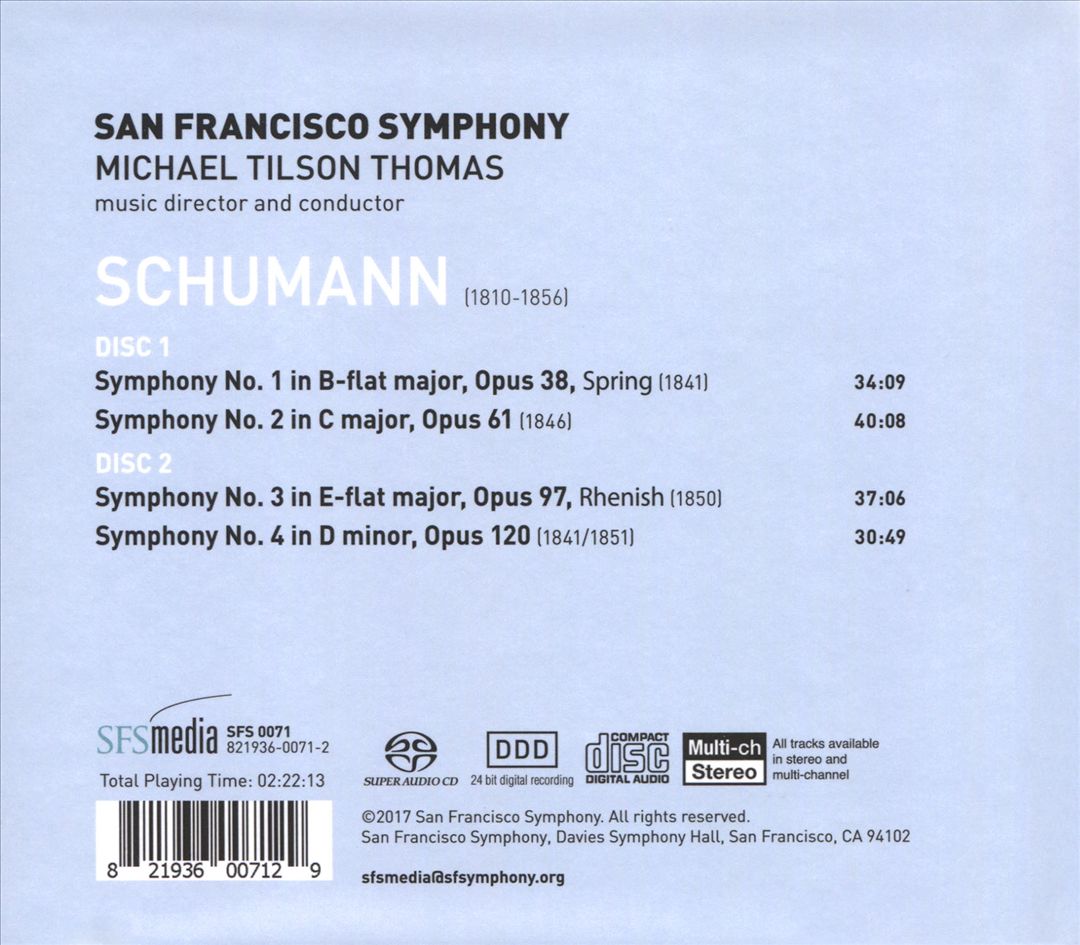 Schumann: Symphonies Nos. 1-4 cover art