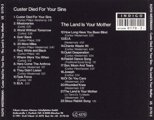 Custer Died for Your Sins/The Land Is Your Mother cover art