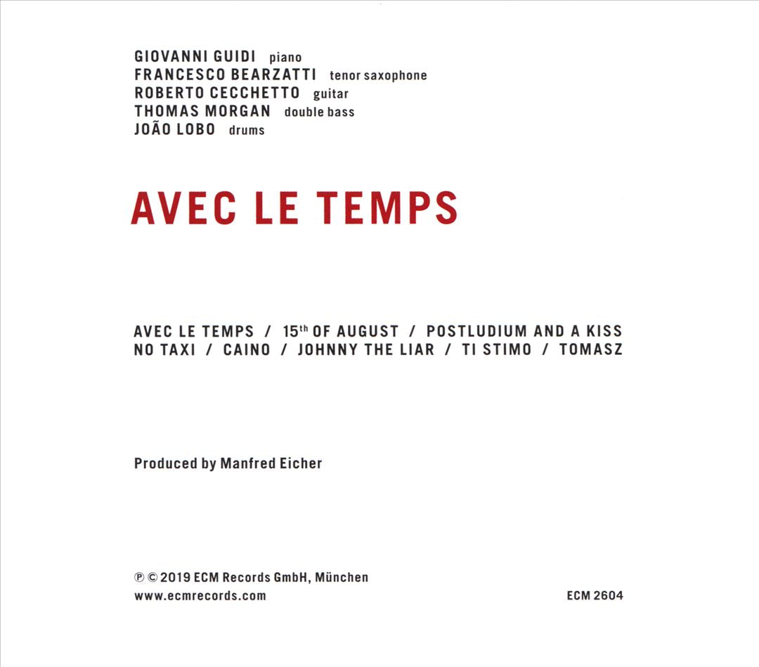 Avec le Temps cover art