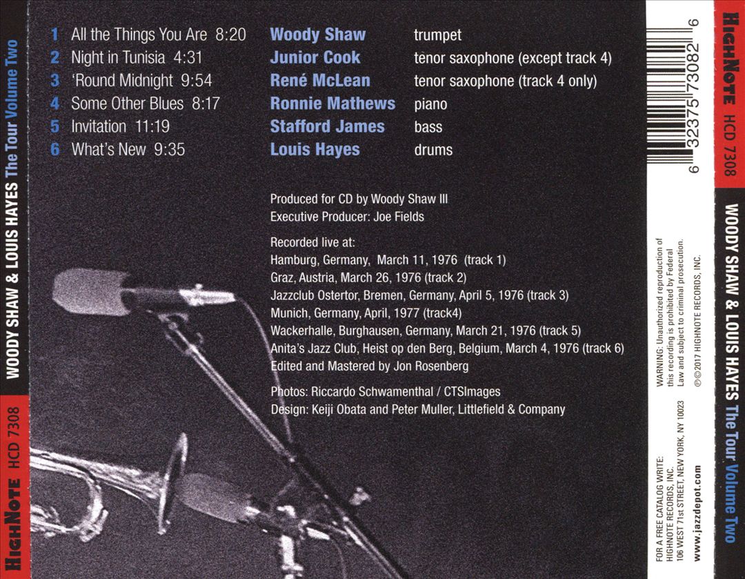 Tour, Vol. 2 cover art