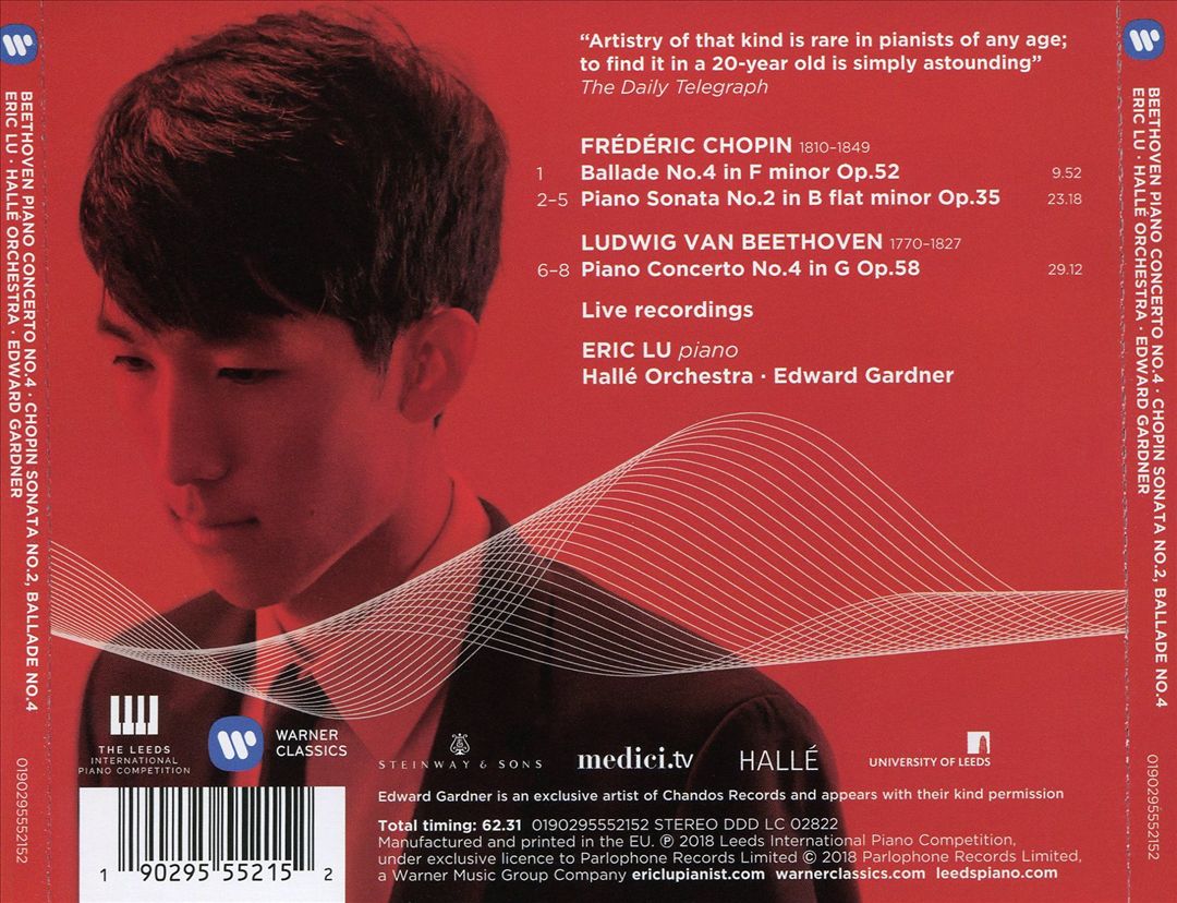 Beethoven: Piano Concerto No. 4; Chopin: Sonata No. 2; Ballade No. 4 cover art