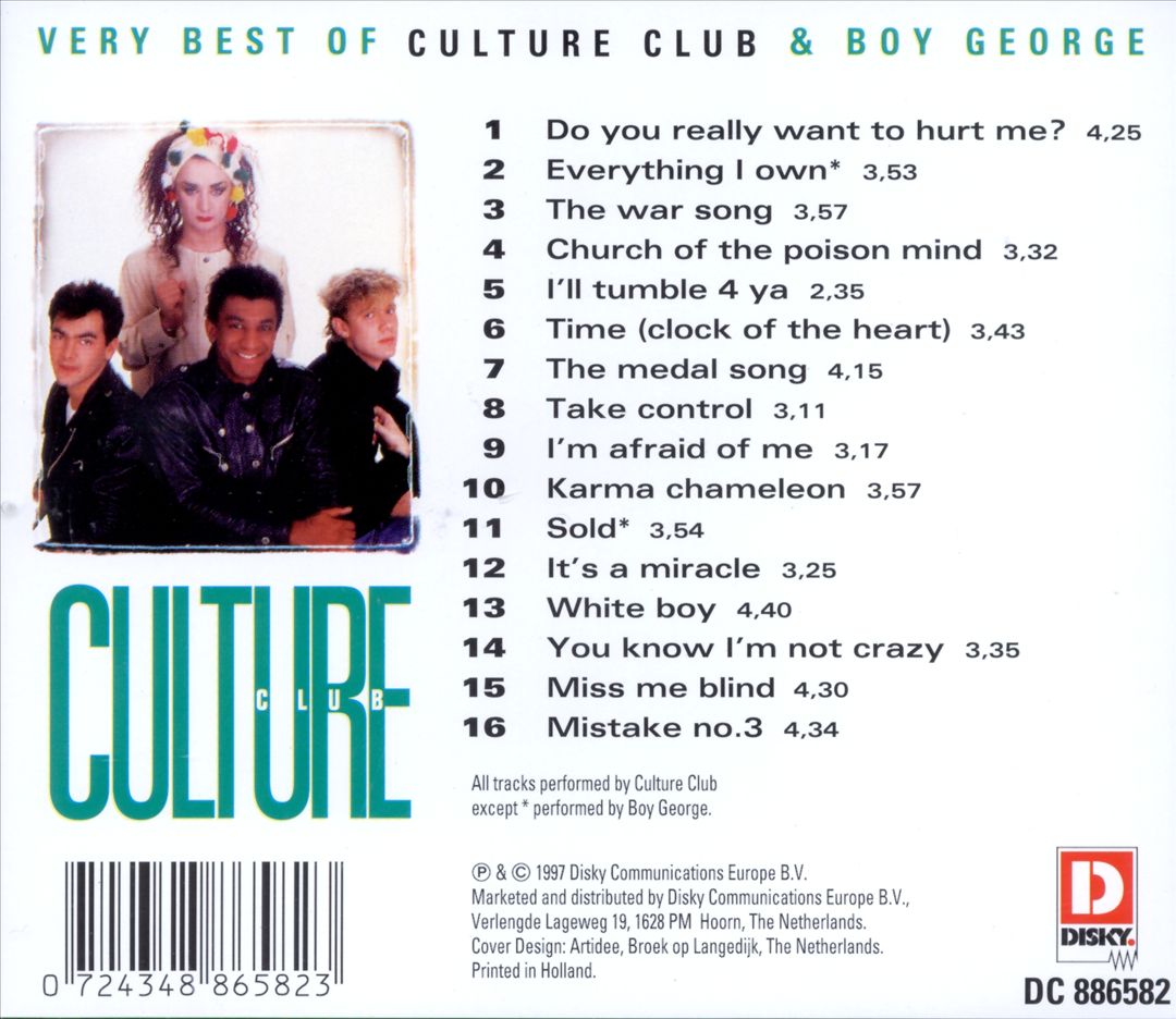 Best of Culture Club & Boy George cover art