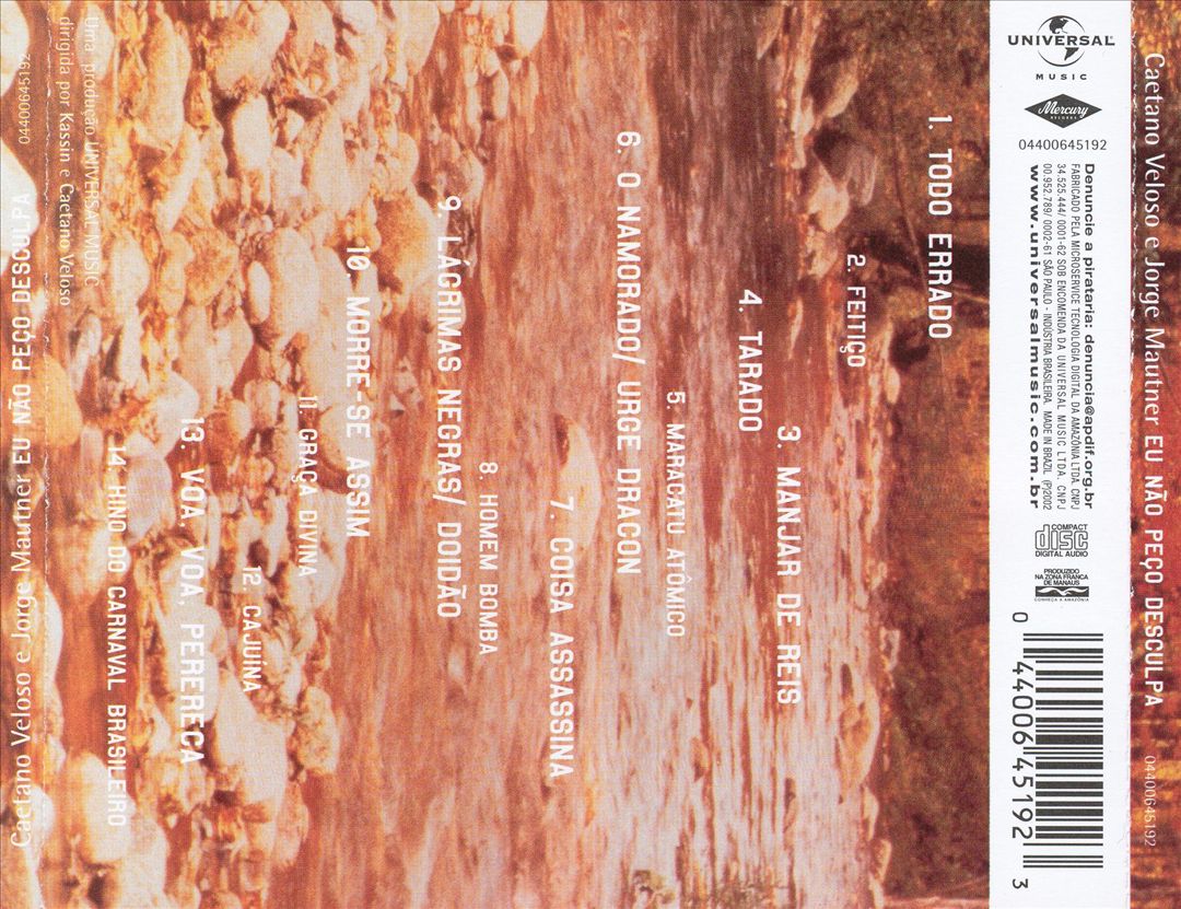 Eu Não Peço Desculpa cover art