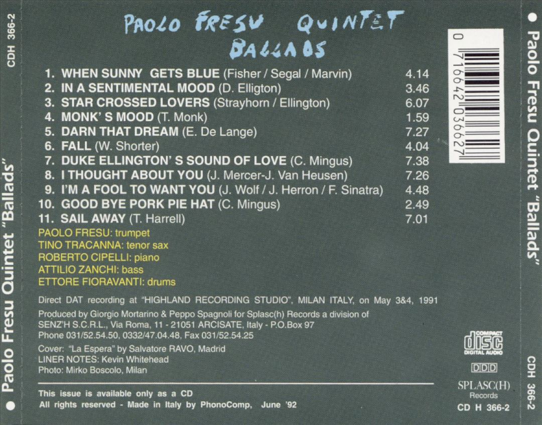 Ballads cover art