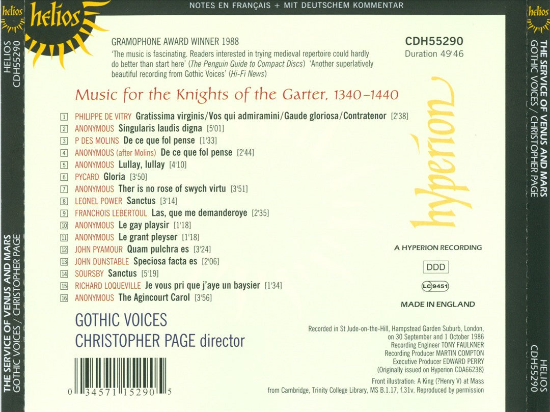 Service of Venus and Mars cover art