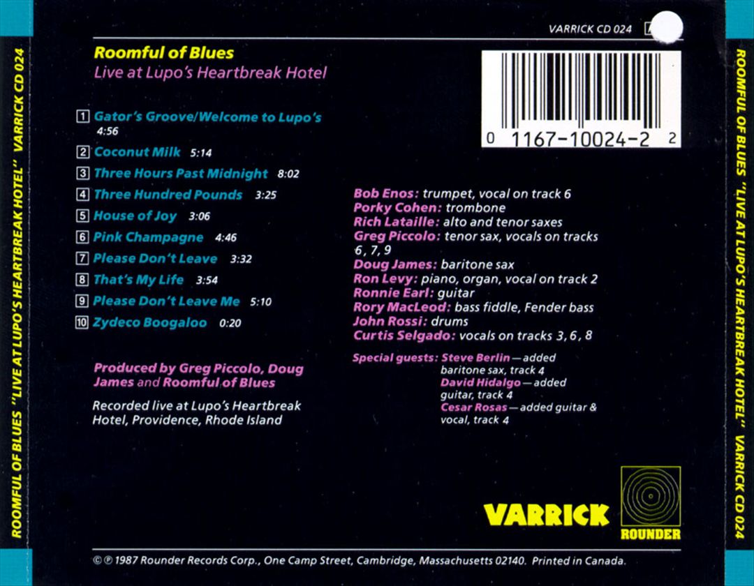 Live at Lupo's Heartbreak Hotel cover art