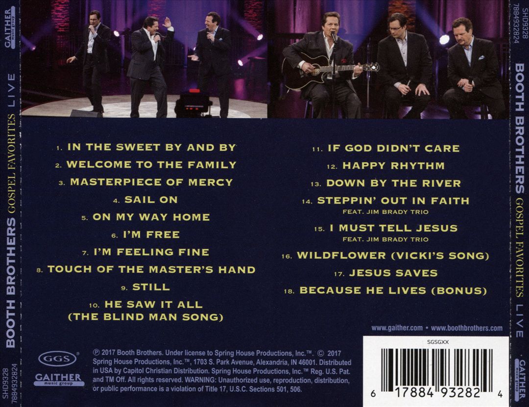 Gospel Favorites Live cover art