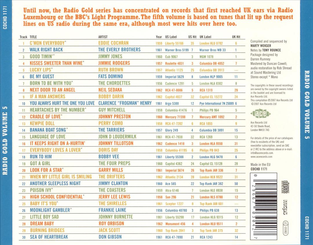 Radio Gold, Vol. 5 cover art