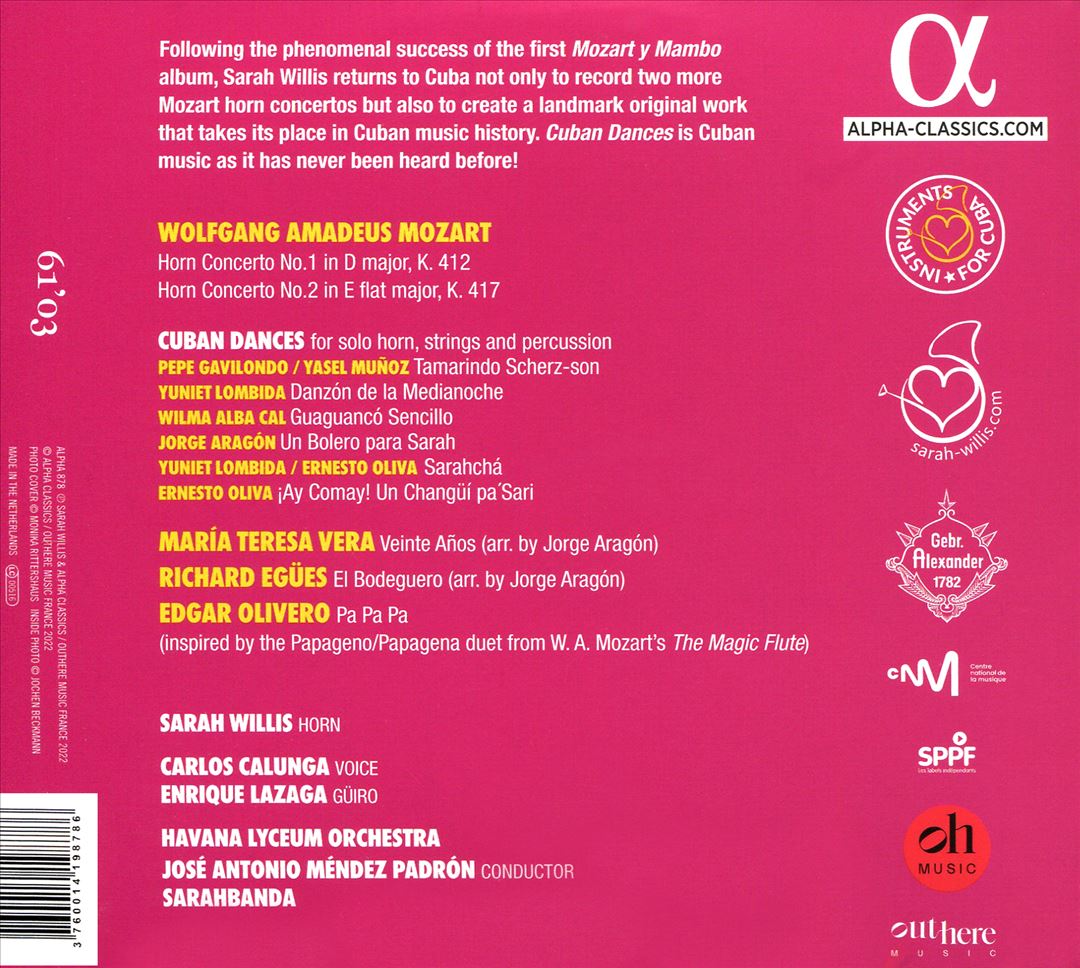 Mozart y Mambo: Cuban Dances cover art