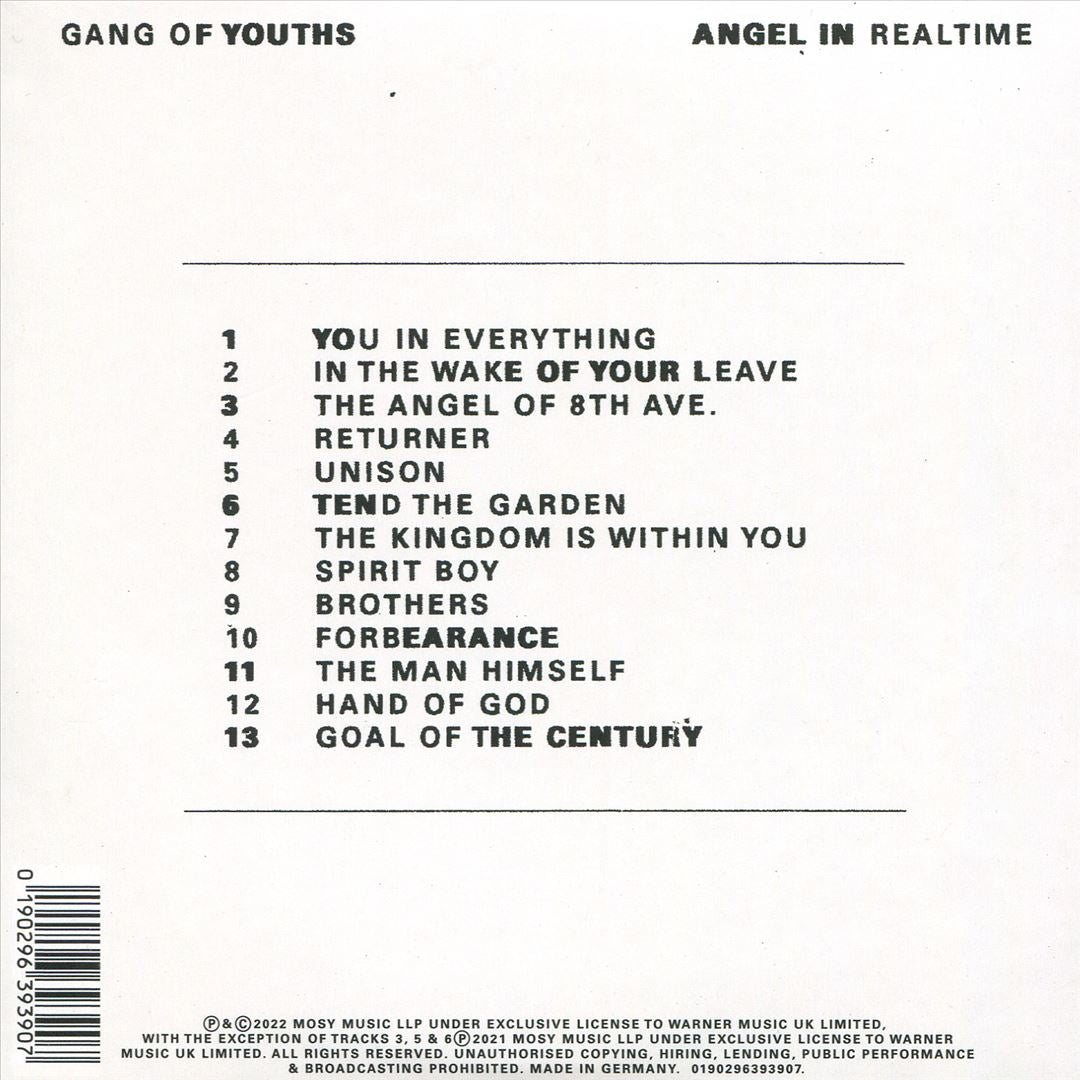 angel in realtime. cover art