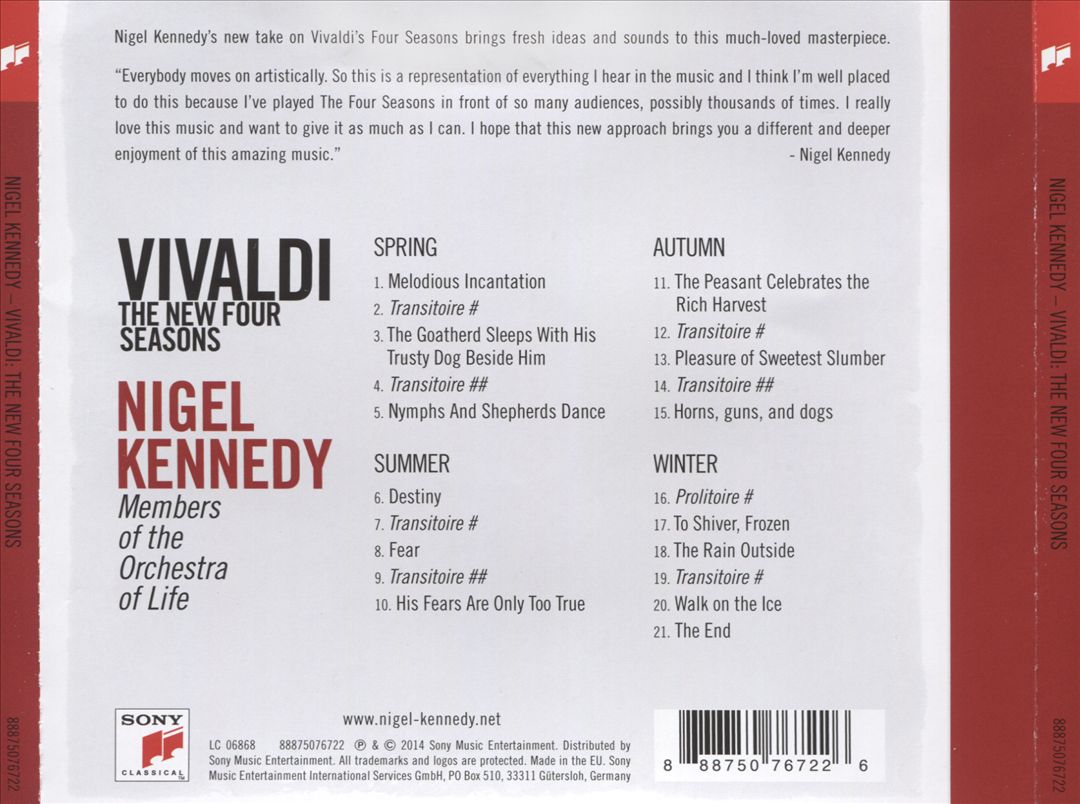 Vivaldi: The New Four Seasons cover art
