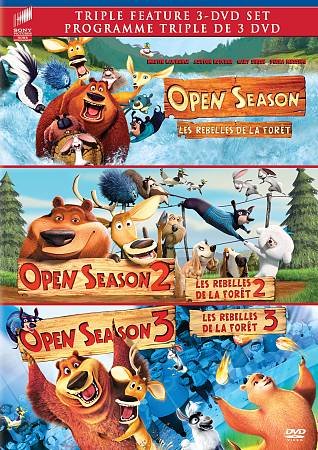 OPEN SEASON (2006) / OPEN SEASON 2 / OPEN SEASON 3 cover art