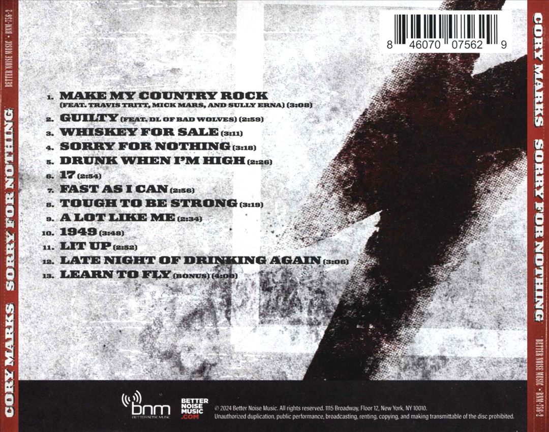 Sorry for Nothing cover art