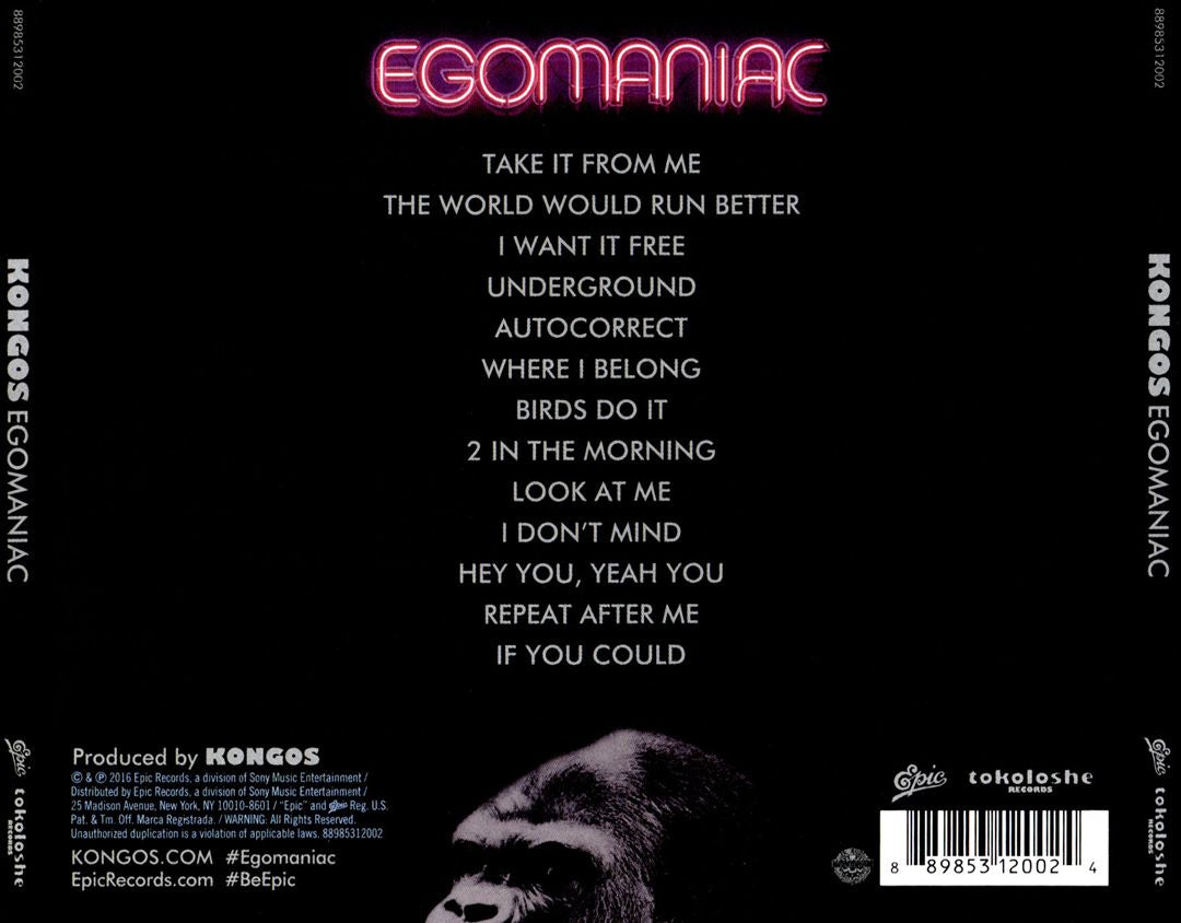 Egomaniac cover art