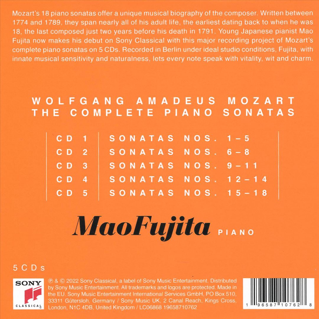 Mozart: The Complete Piano Sonatas cover art