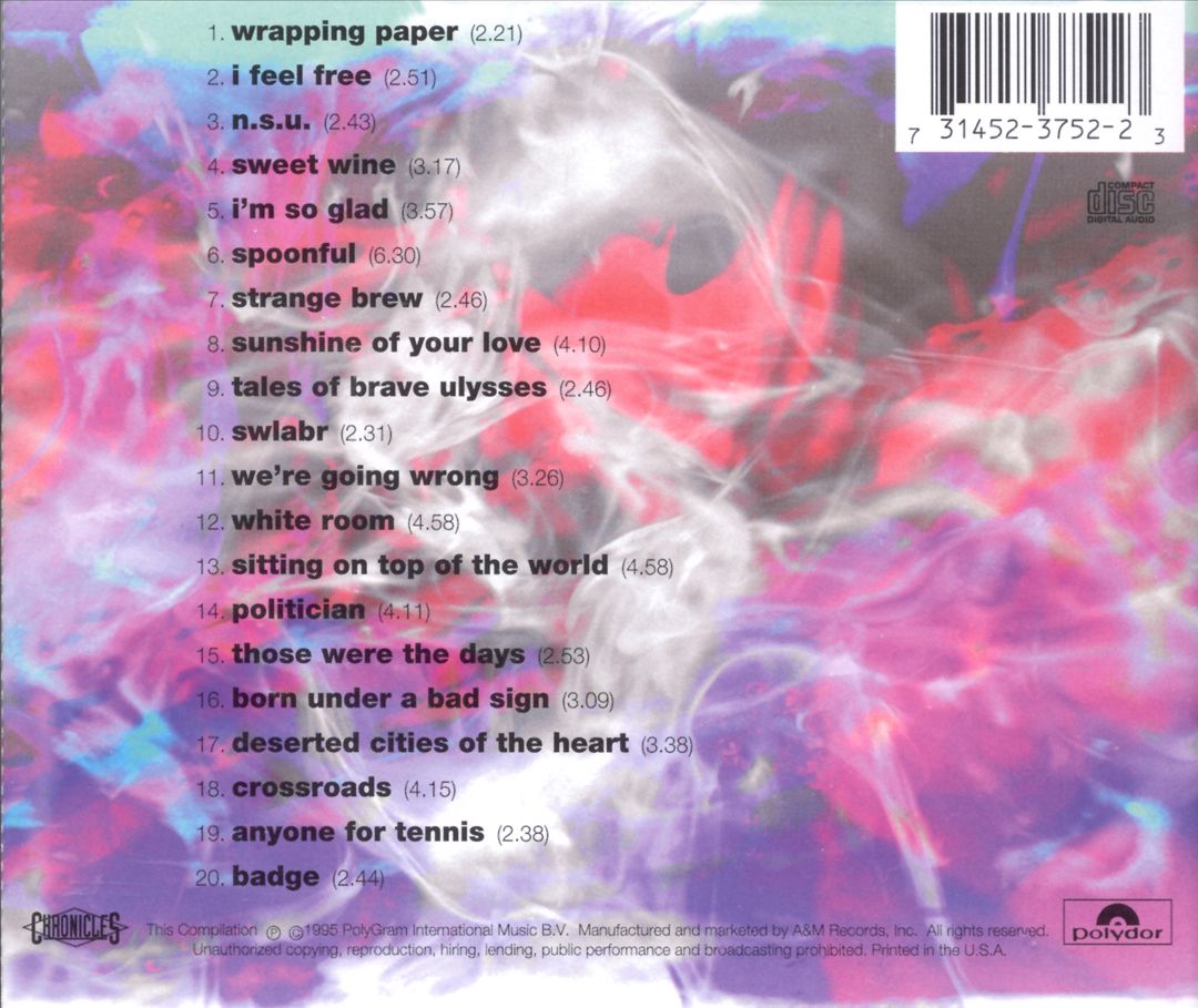 Very Best of Cream cover art