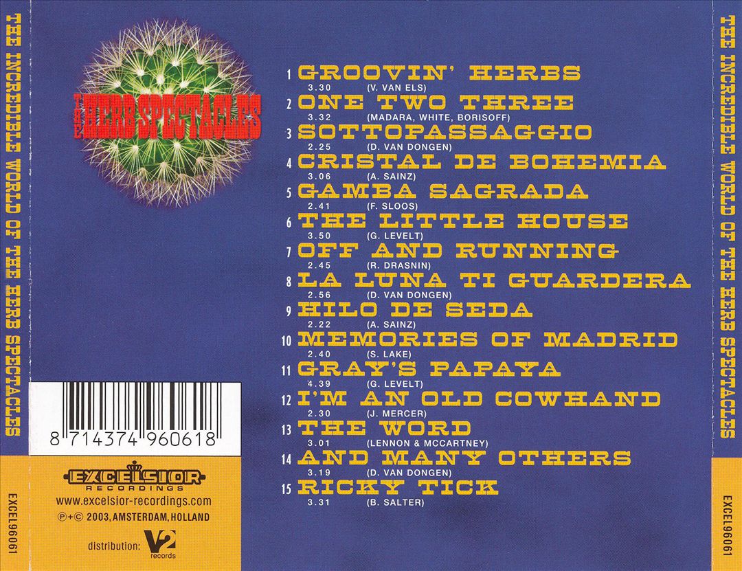 Incredible World of the Herb Spectacles cover art