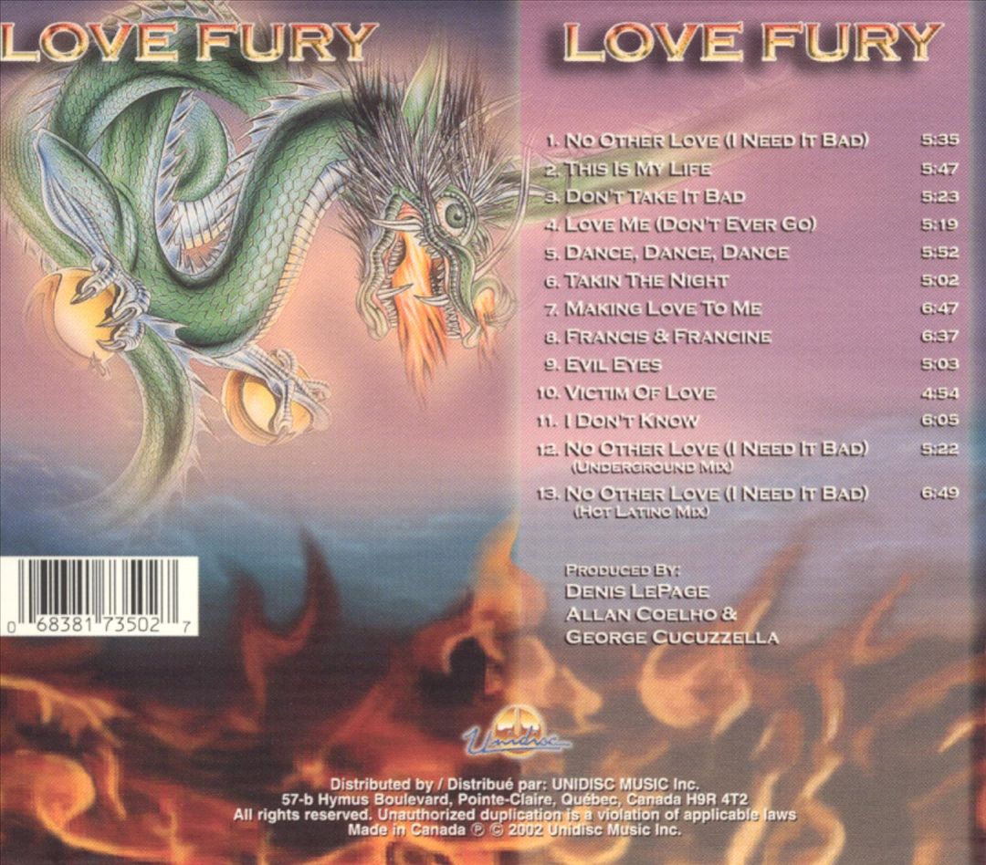 Love Fury cover art