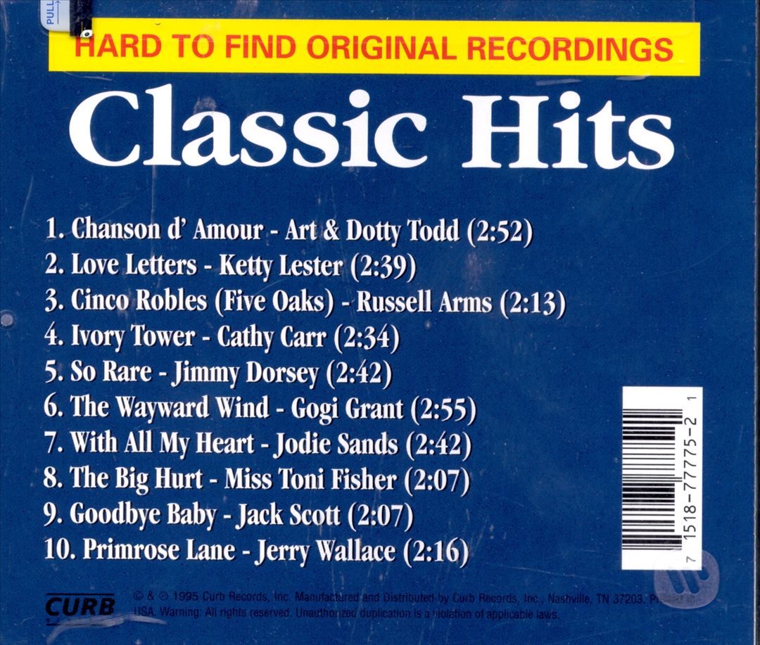 Classic Hits: Hard to Find Originals cover art