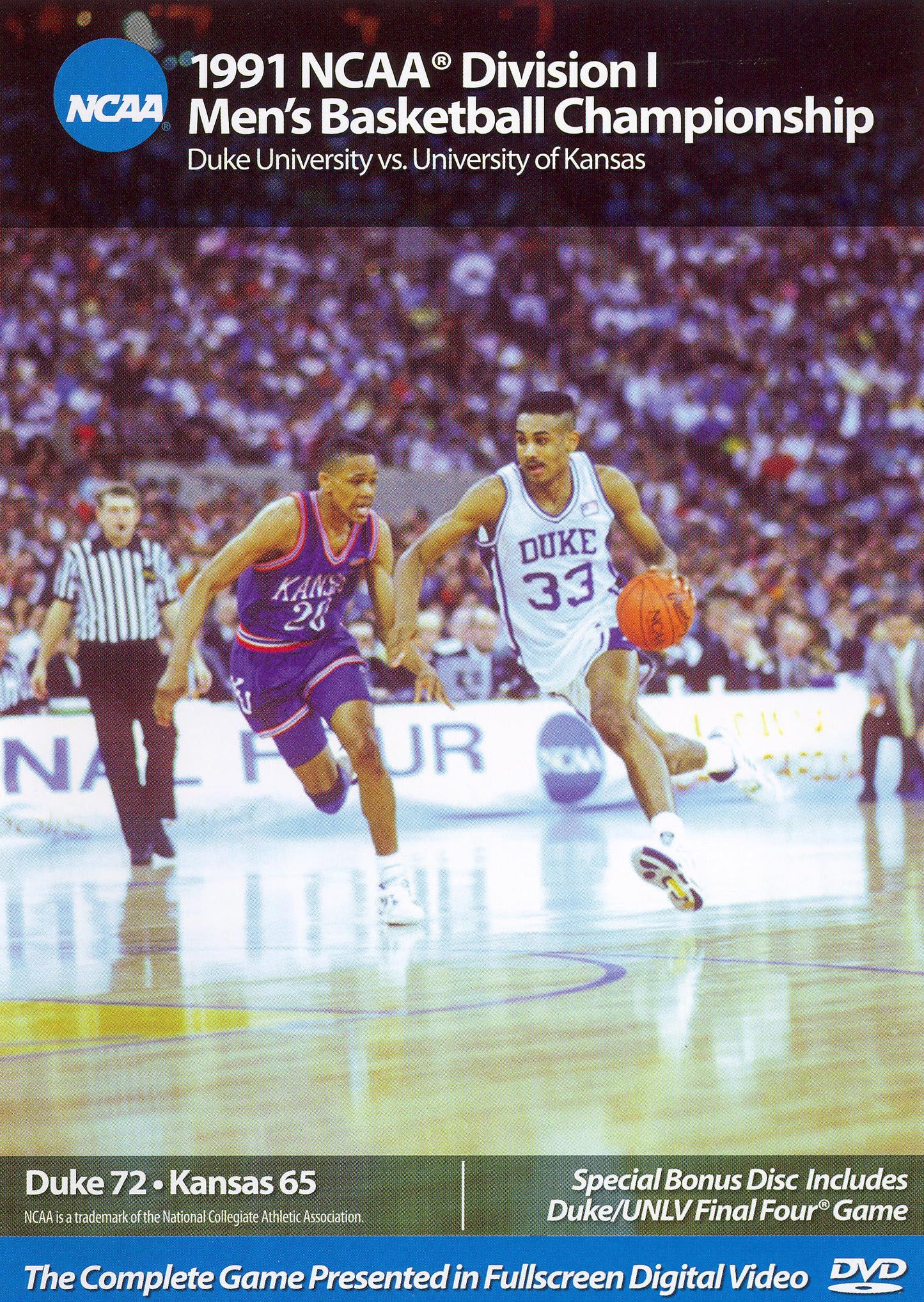 1991 Duke/Kansas cover art