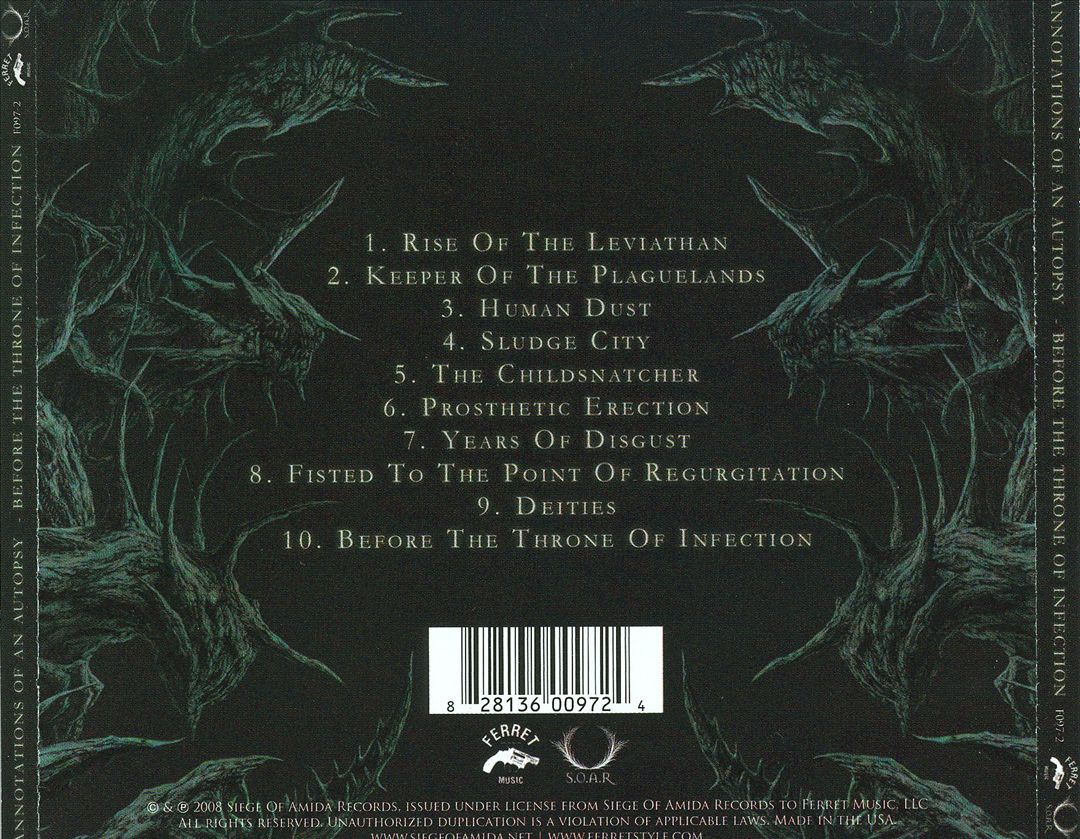 Before the Throne of Infection cover art