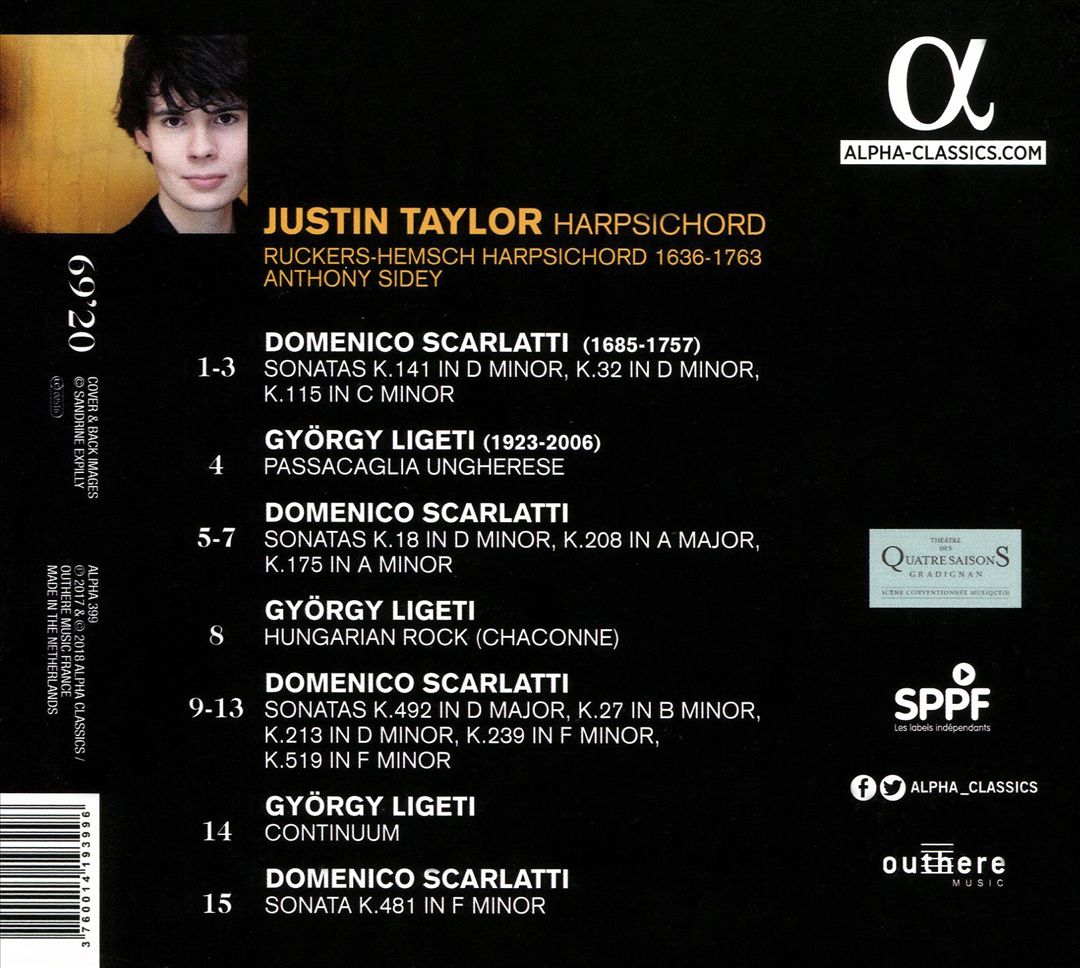 Continuum: Scarlatti, Ligeti cover art