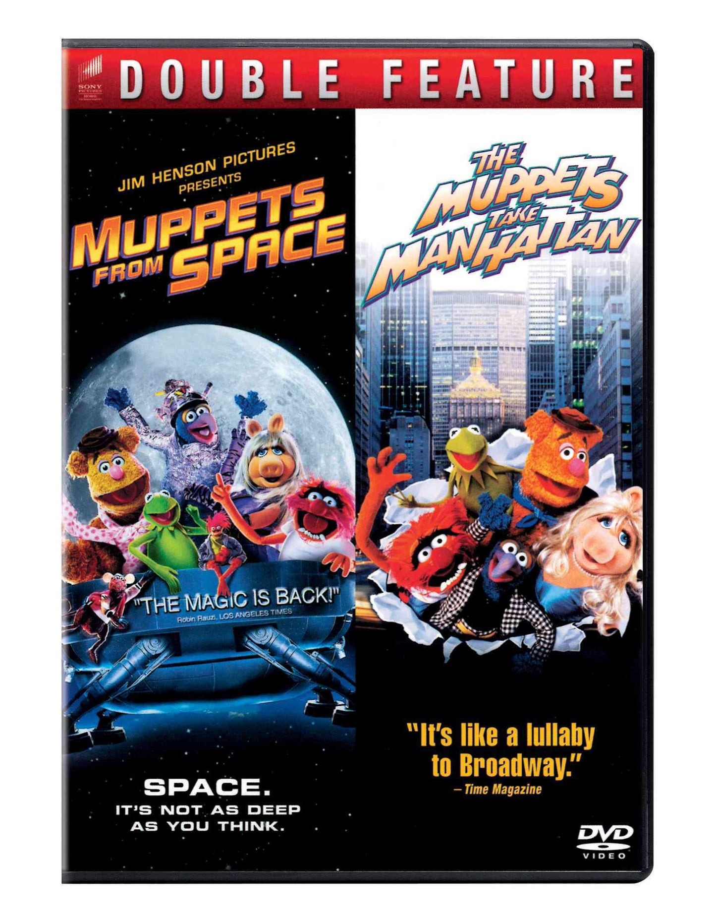 Muppets from Space/Muppets Take Manhattan cover art