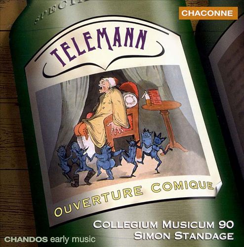 Telemann: Comical Overtures cover art