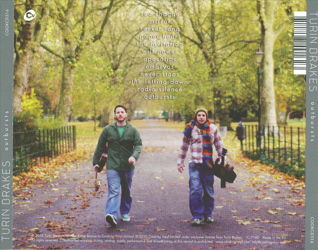 Outbursts cover art