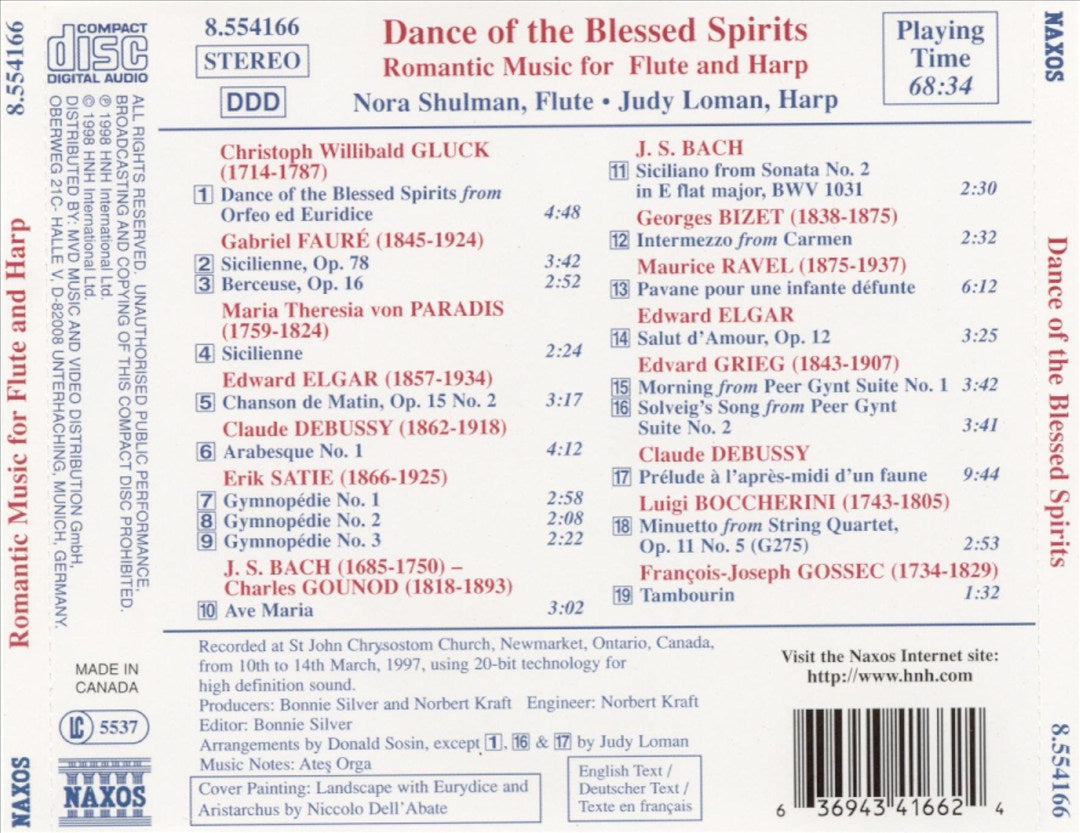 Dance of the Blessed Spirits cover art